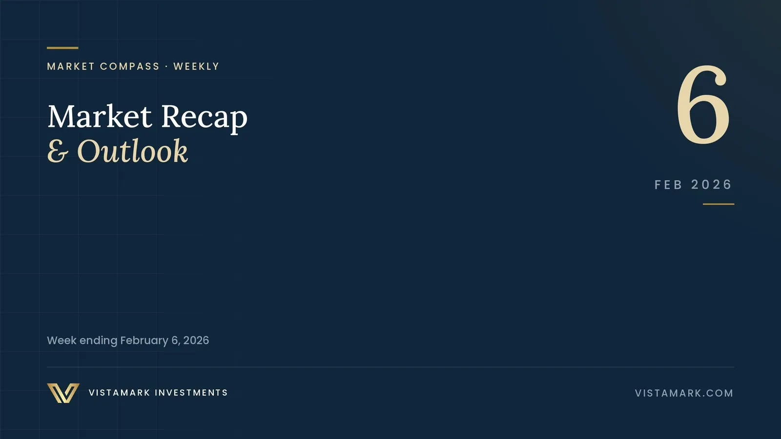 Market Recap & Outlook: Your Weekly Market Compass – February 6, 2026 — Vistamark Investments