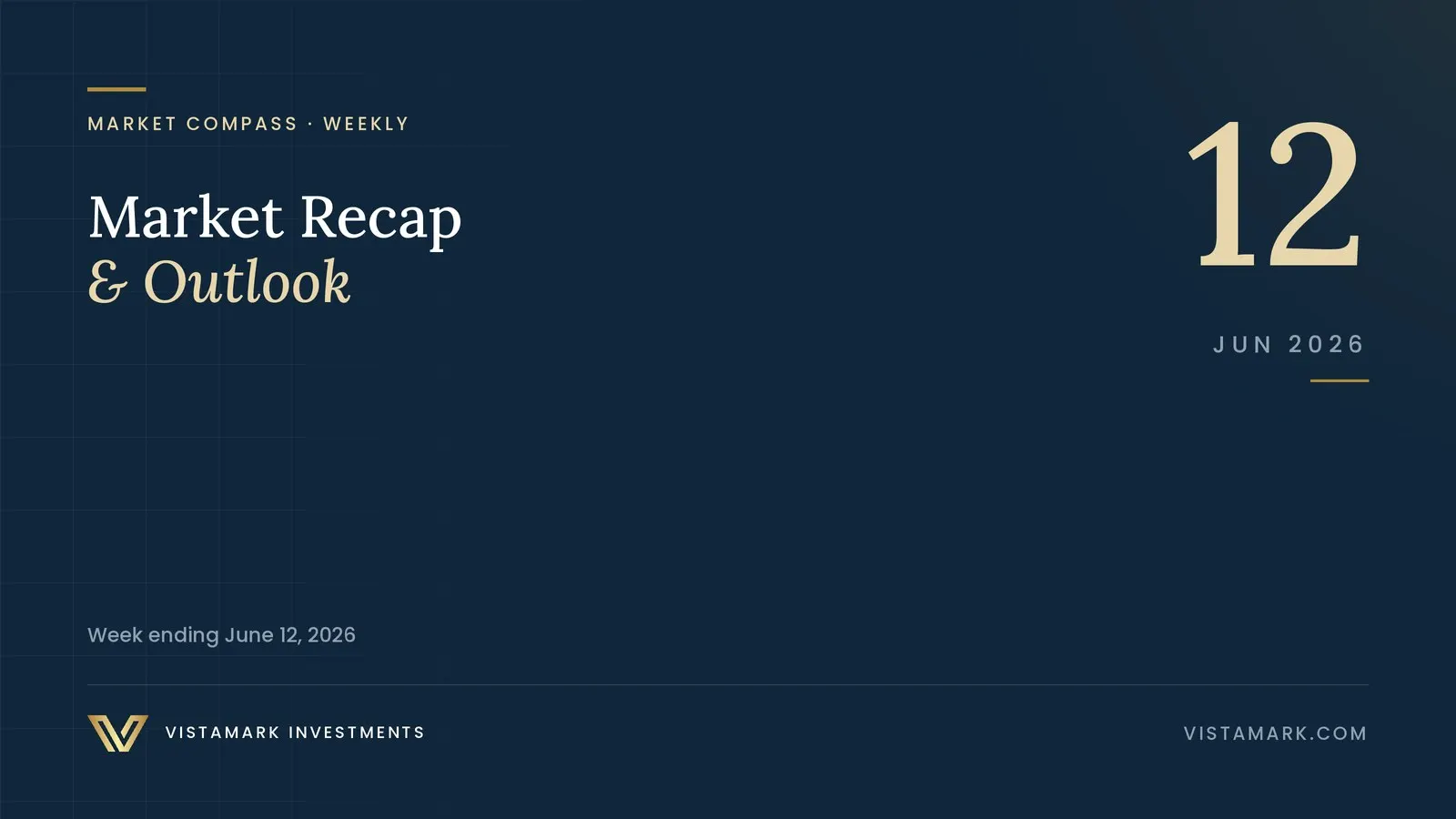 Market Recap & Outlook: Your Weekly Market Compass – June 12, 2026 — Vistamark Investments