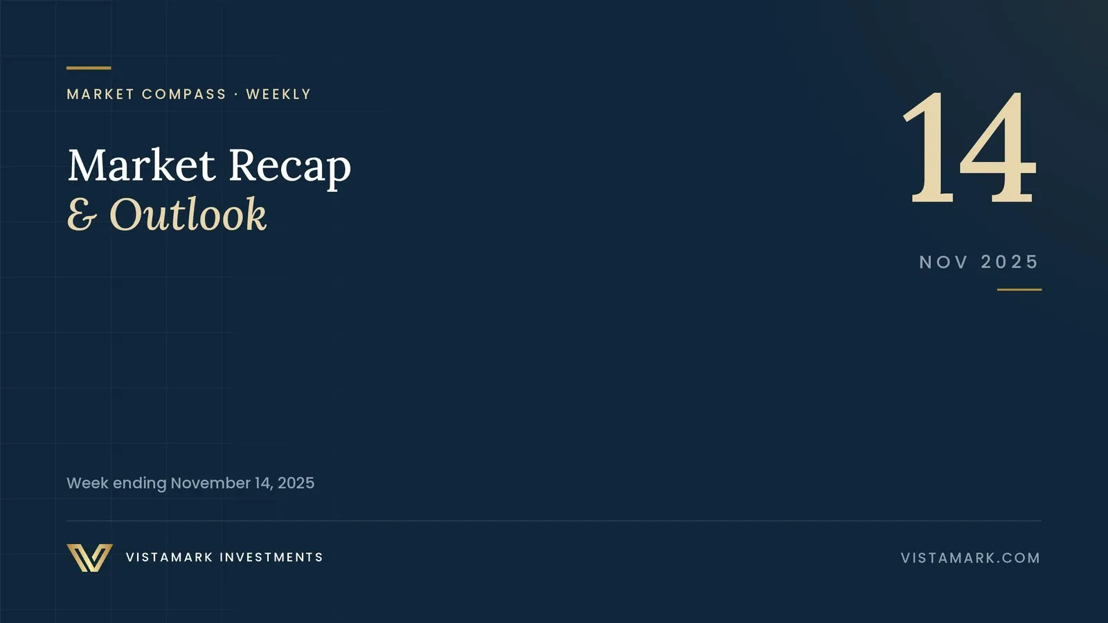 Market Recap & Outlook: Your Weekly Market Compass – November 14 2025 — Vistamark Investments